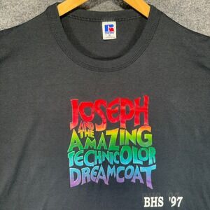 Russell Athletic Joseph and the Amazing Technicolor Dreamcoat T-Shirt VTG USA 97